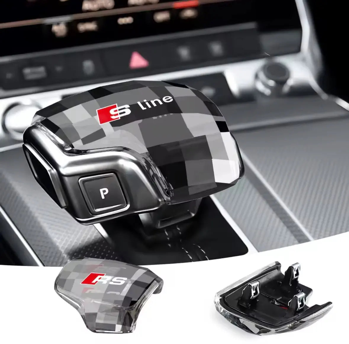 Audi Kristall Protector de palanca de cambios RS/S-Line A4 A5 A6 A7 A8