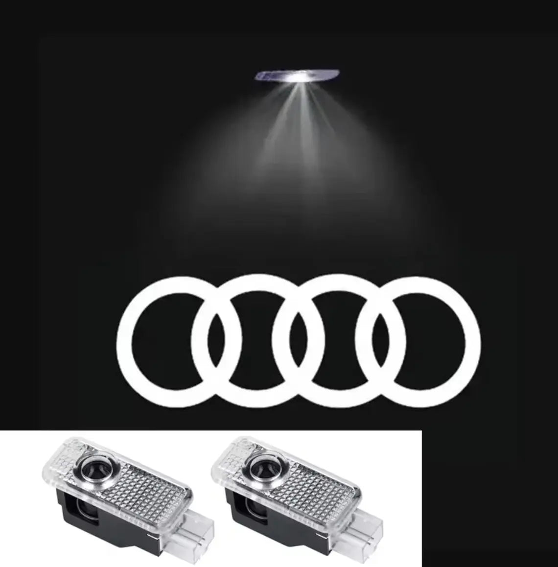 Audi Luces de puerta con proyector 2 unidades Sline/RS/Quattro/Audi