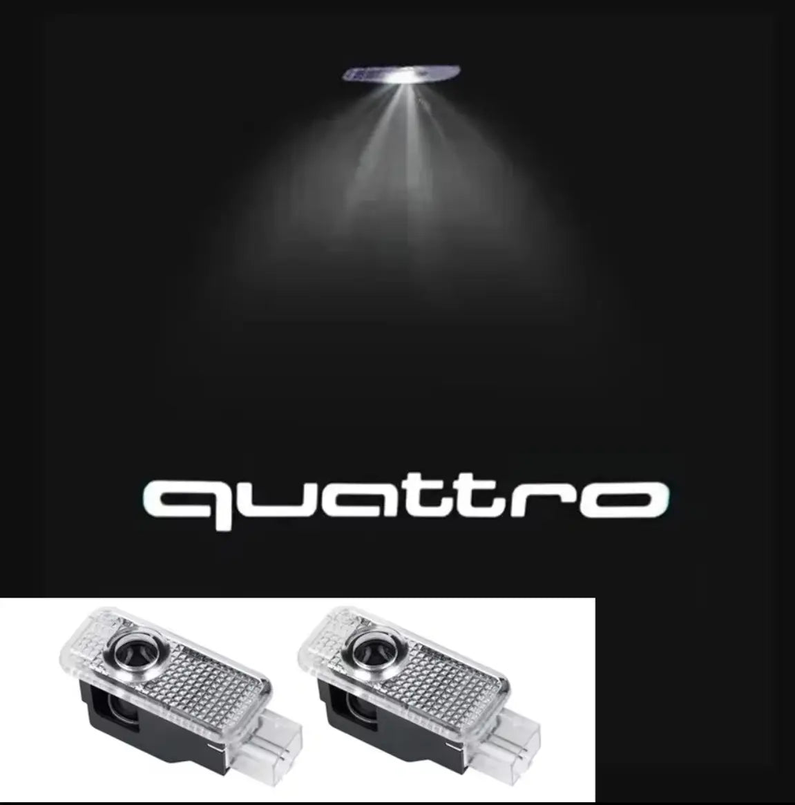 Audi Luces de puerta con proyector 2 unidades Sline/RS/Quattro/Audi