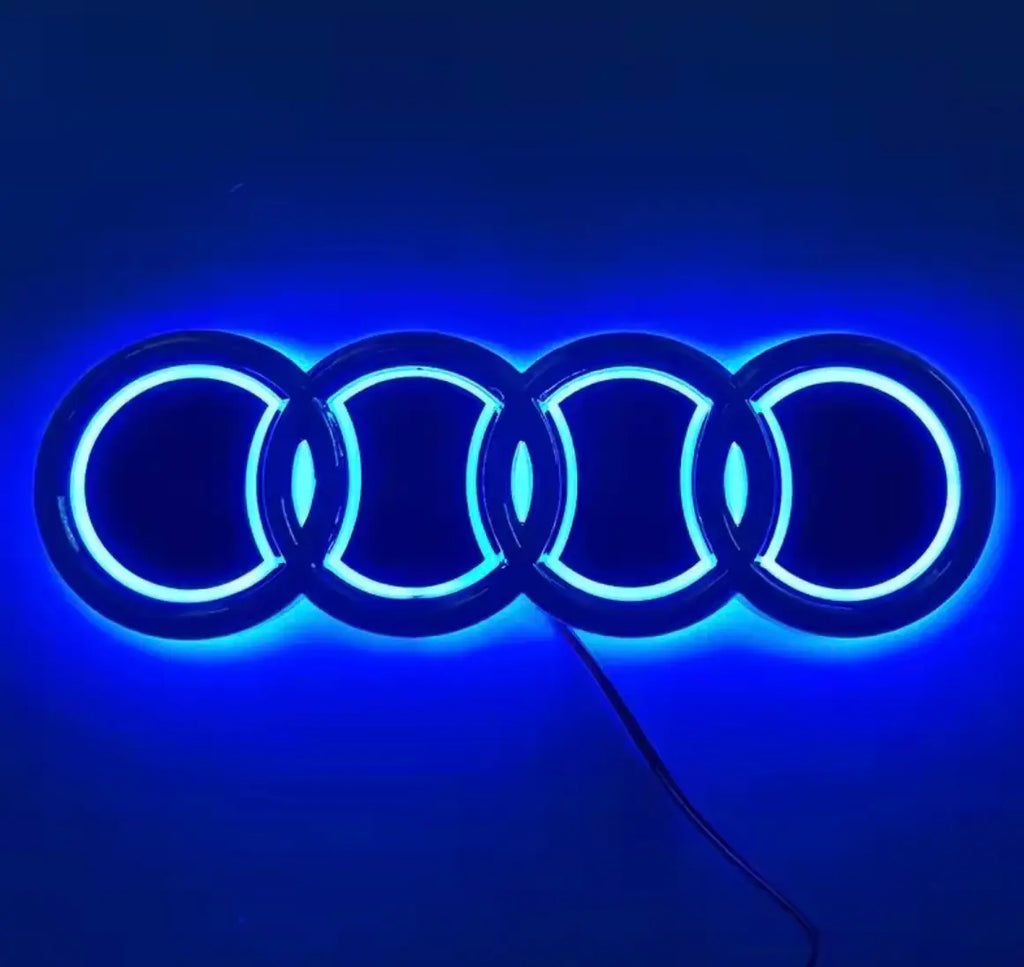 Emblema LED de Audi para el frontal, varios colores A3 A4 A5 A6 A7