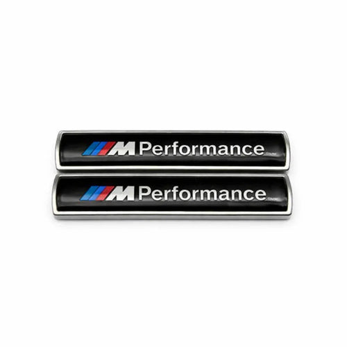 BMW Emblem MPerormance Svart 2 Pack