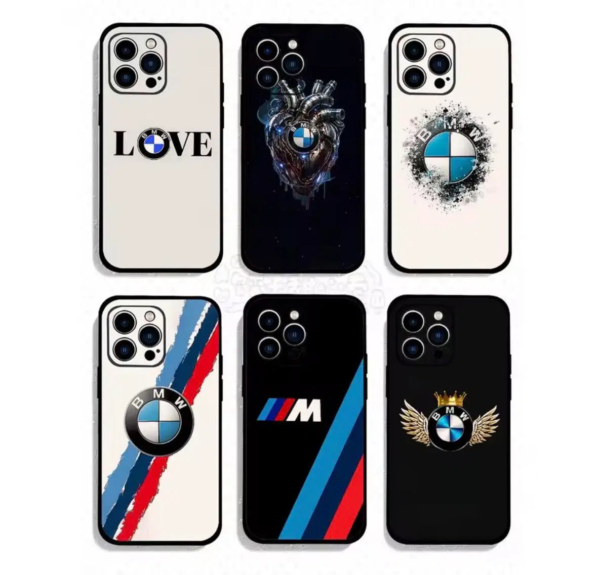BMW Funda para iPhone 13/14/15/16/17 Varias Versiones