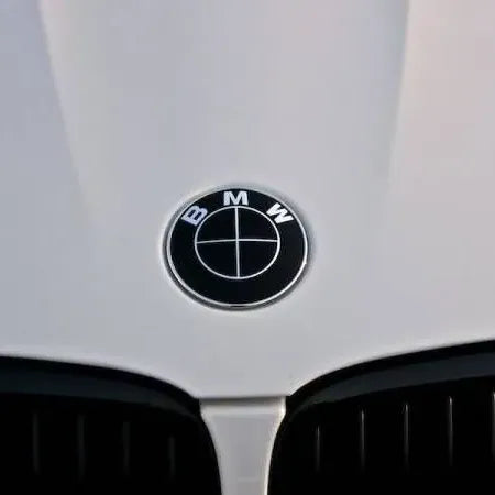 BMW Emblem Helsvart 82mm