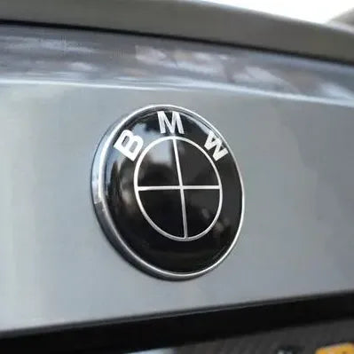 BMW Emblem Helsvart 73mm