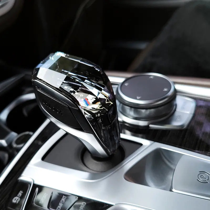 Palanca de cambios de cristal BMW con juego de botones serie F