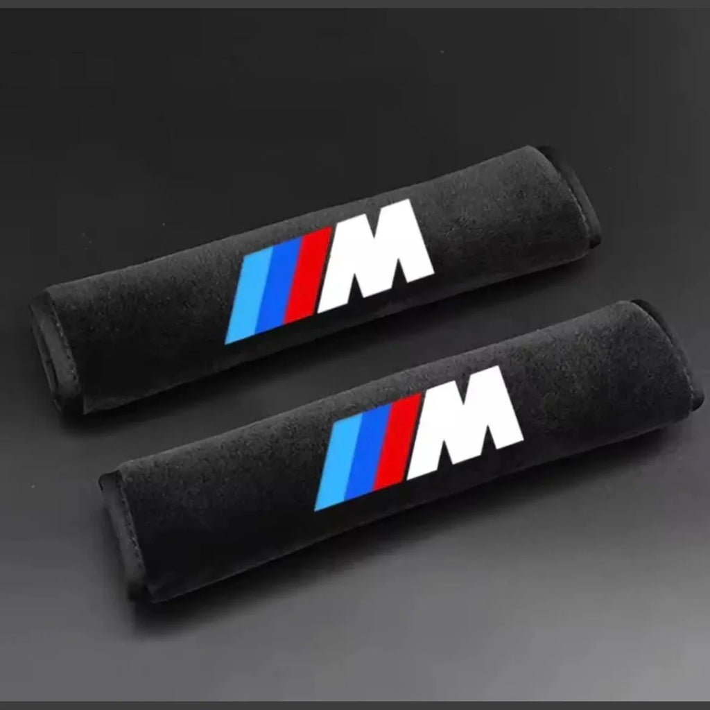 BMW M Cojín elevador de asiento, gamuza negra, paquete de 2