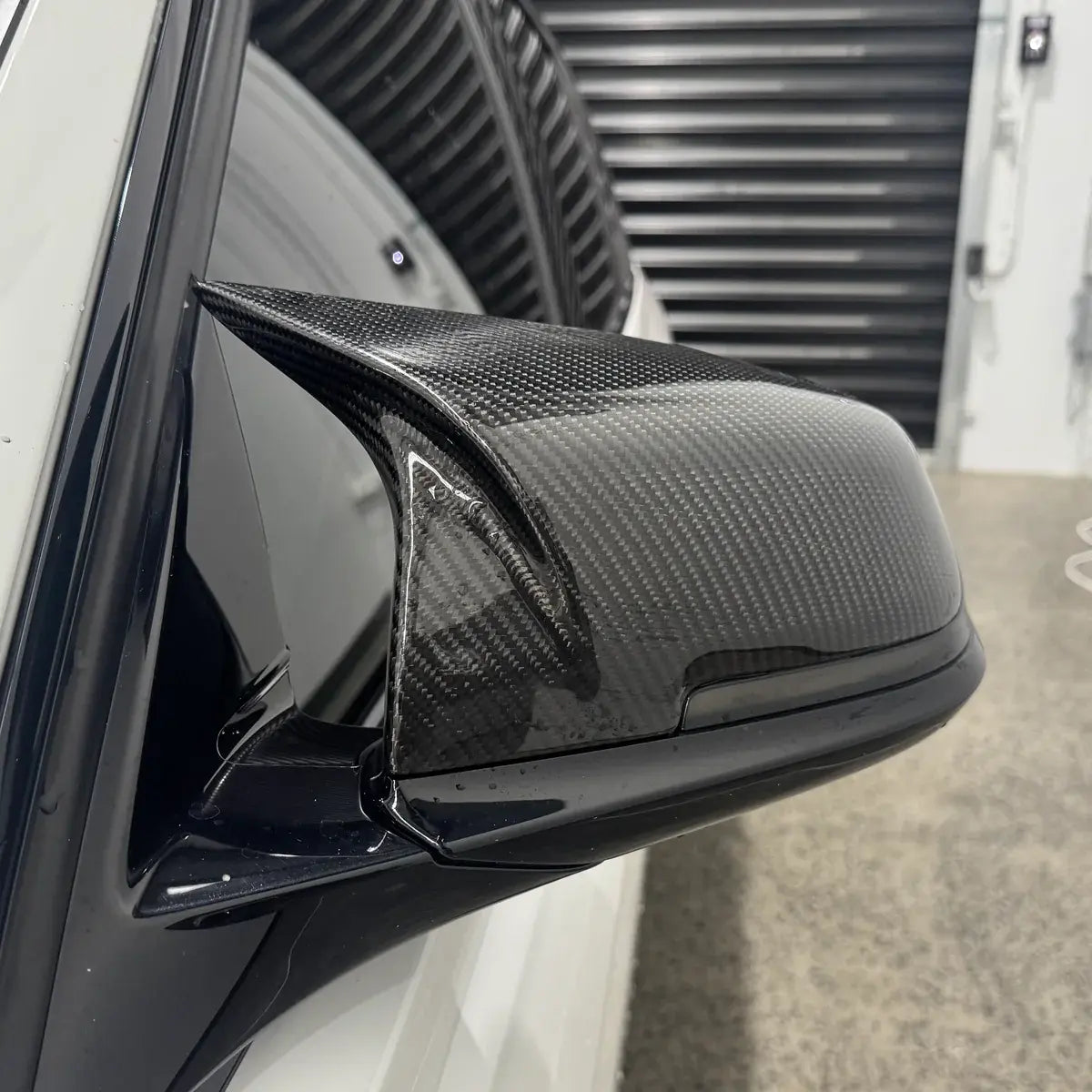 BMW Cubiertas de espejo estilo M de fibra de carbono serie F