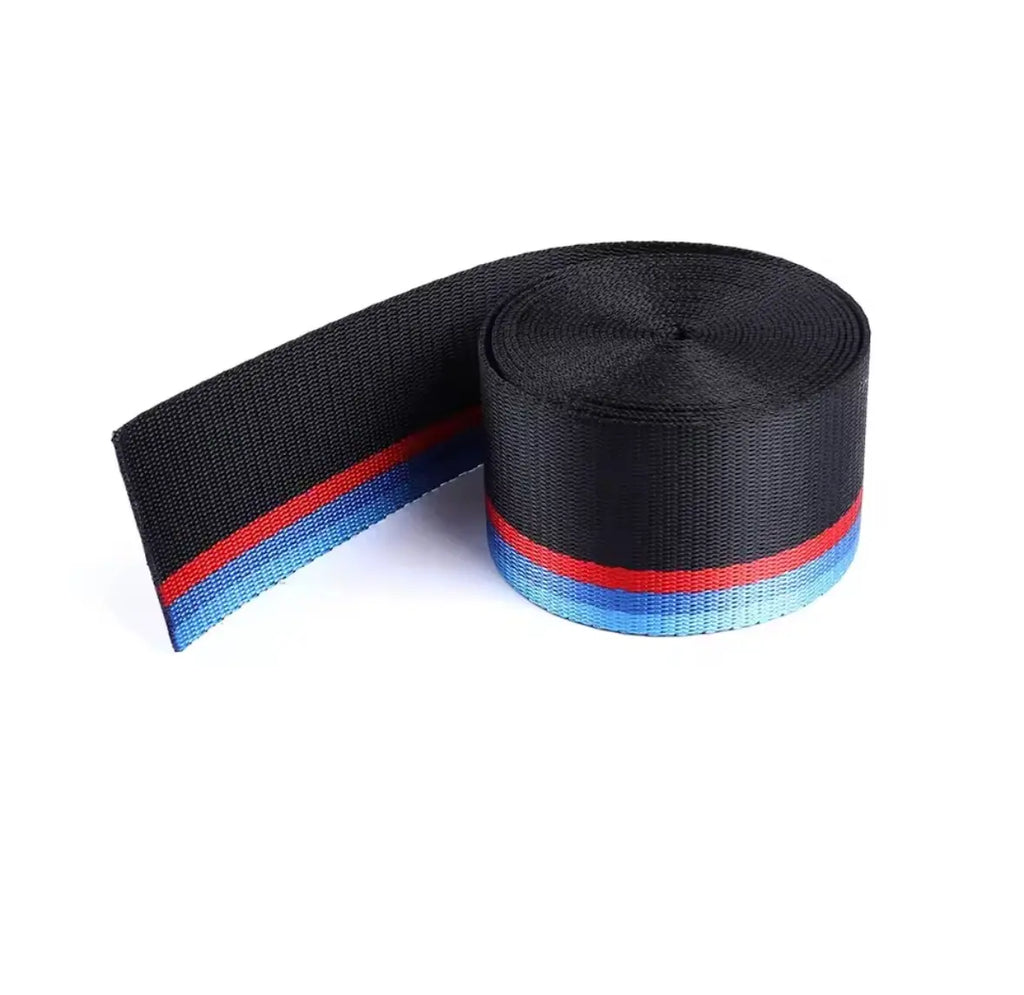 Cinta para Cinturón de Seguridad BMW M Style 3,8 m por Rollo