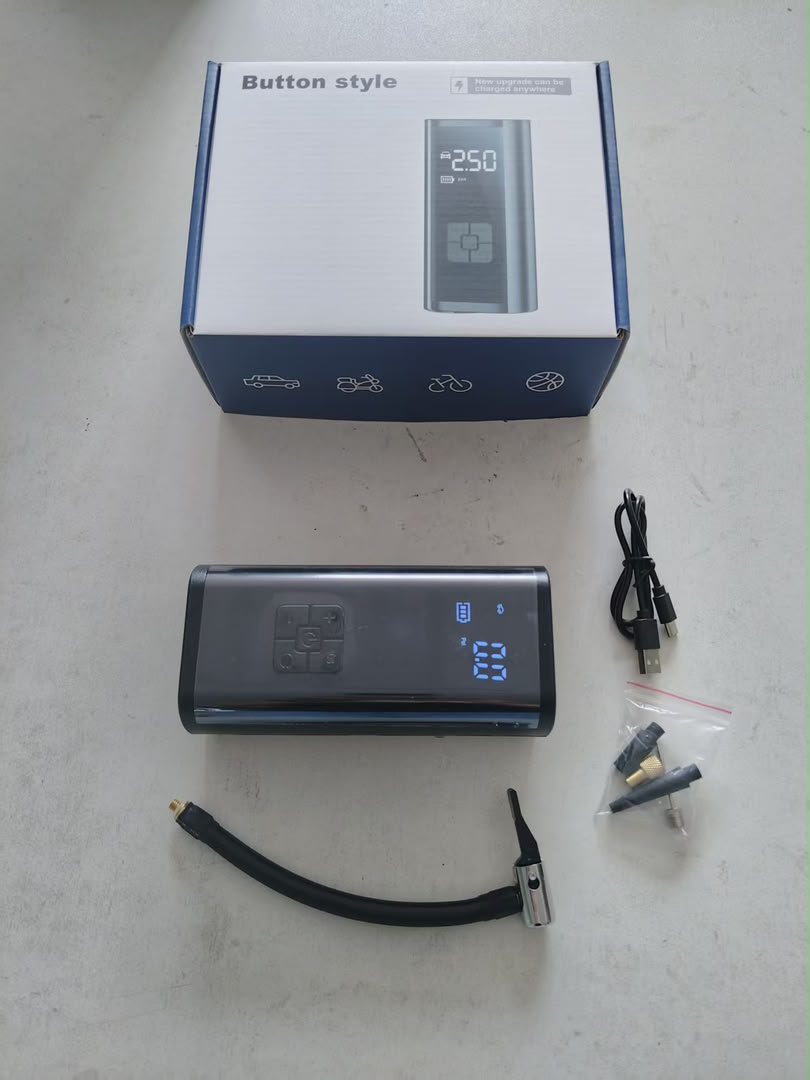 Compresor de Aire Inalámbrico con Pantalla LED Digital