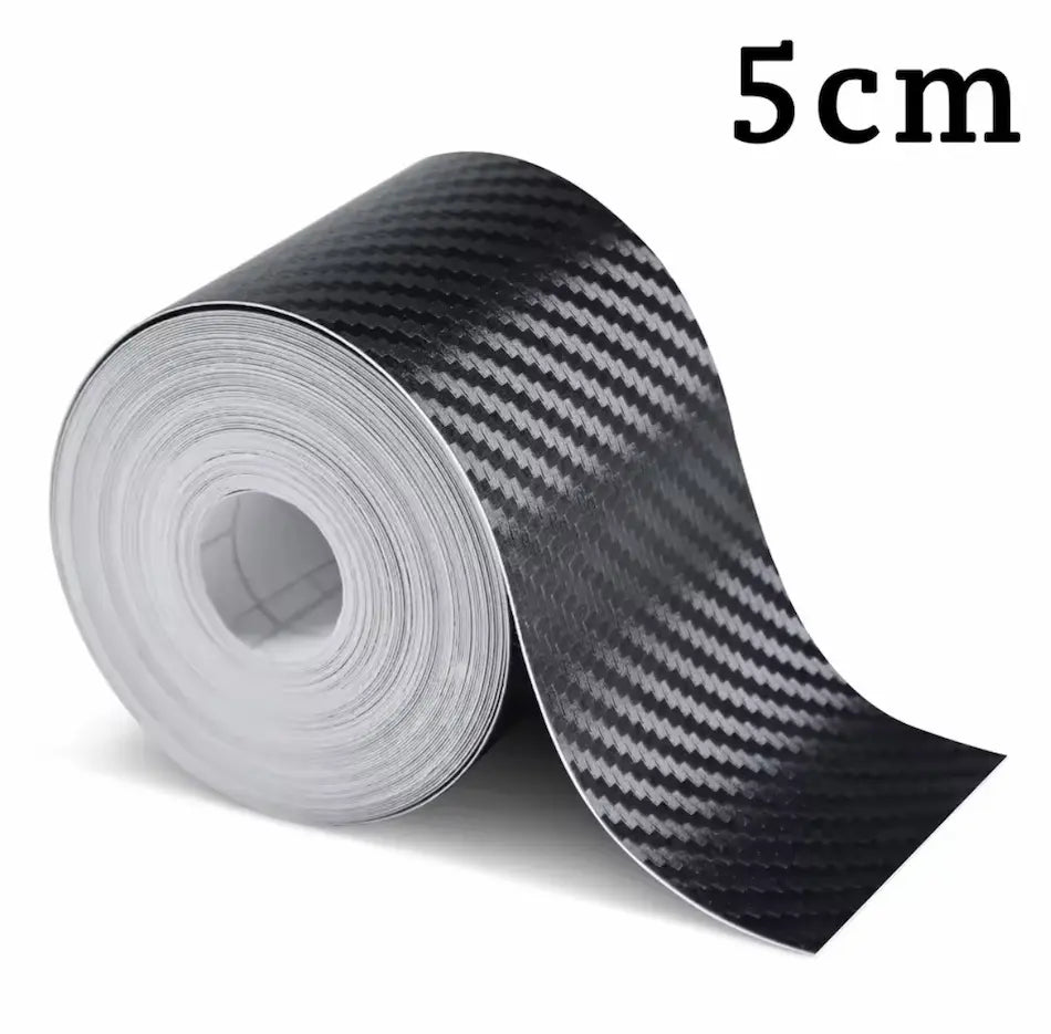 Rollo de Tiras de Fibra de Carbono Vinilo Premium 5M
