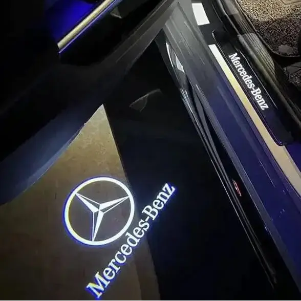 Proyector Mercedes-Benz de luces de puerta, 2 unidades (más de 10 modelos)