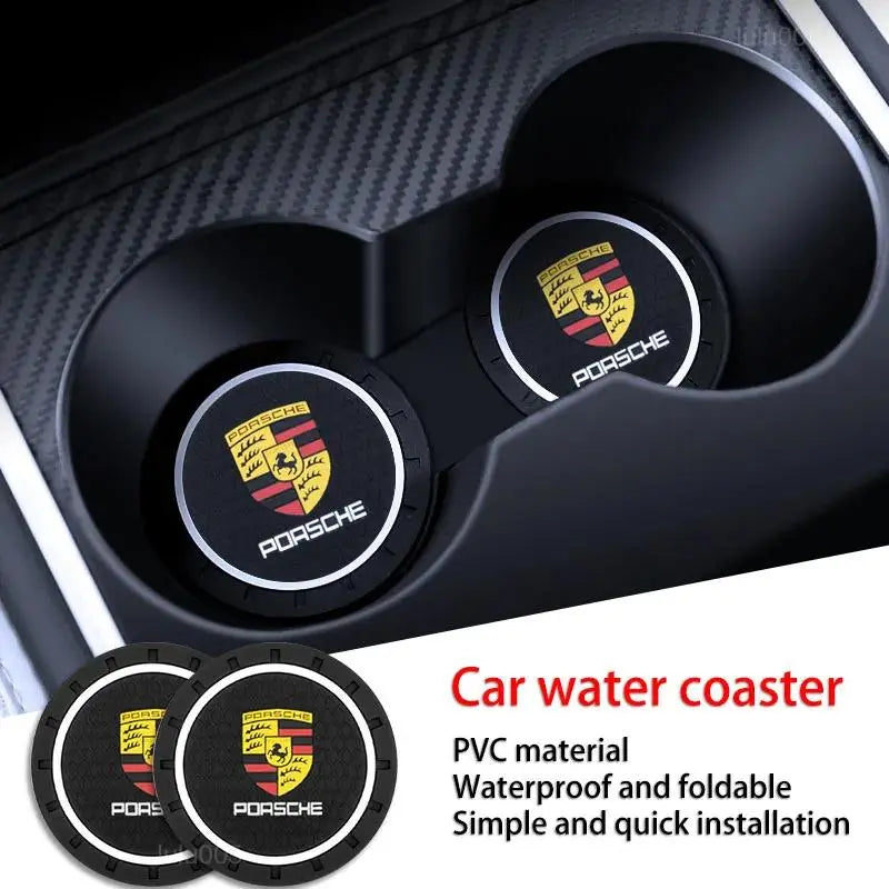 Protectores de Portavasos Porsche – Pack de 2