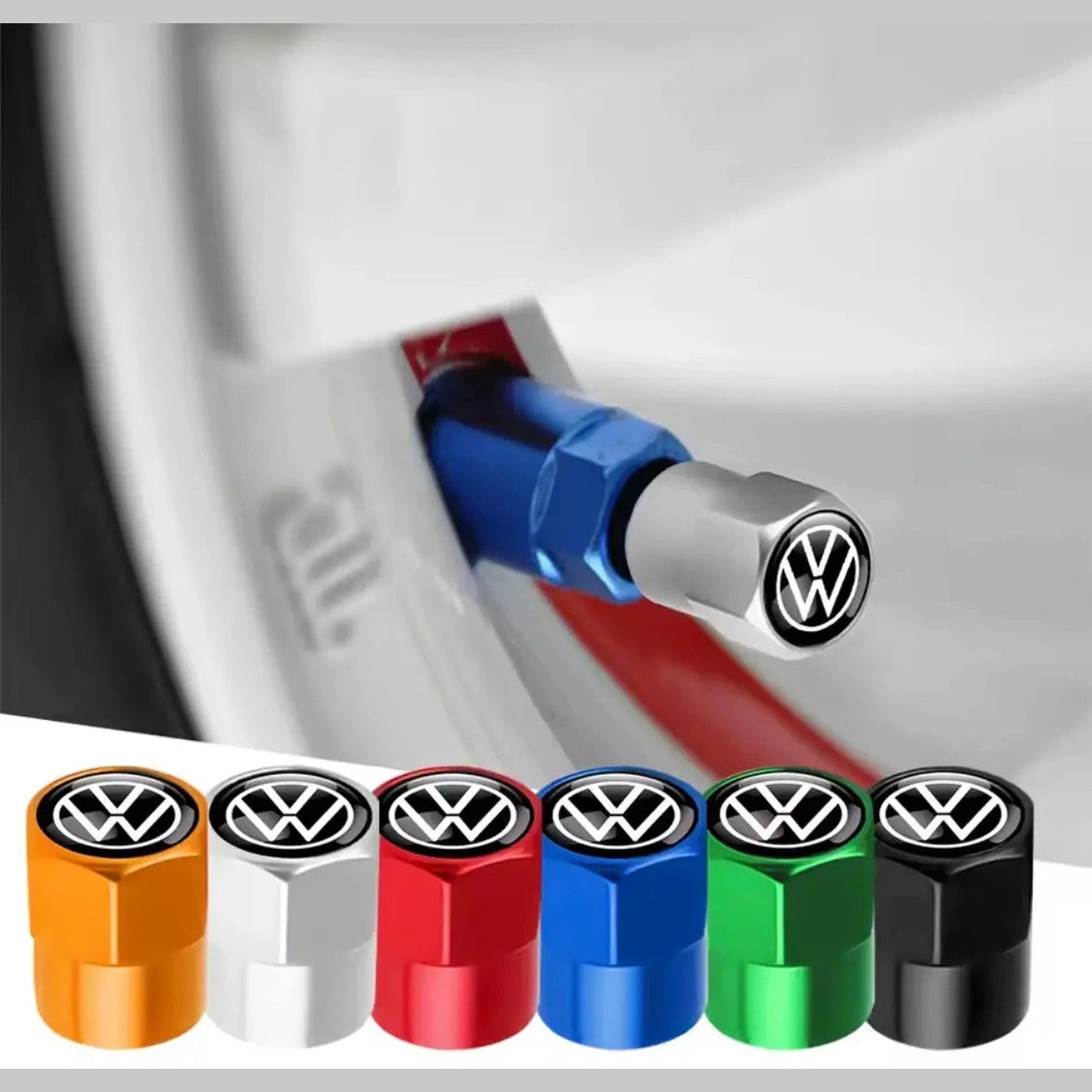 Tapones de Válvula Volkswagen – 6 Colores