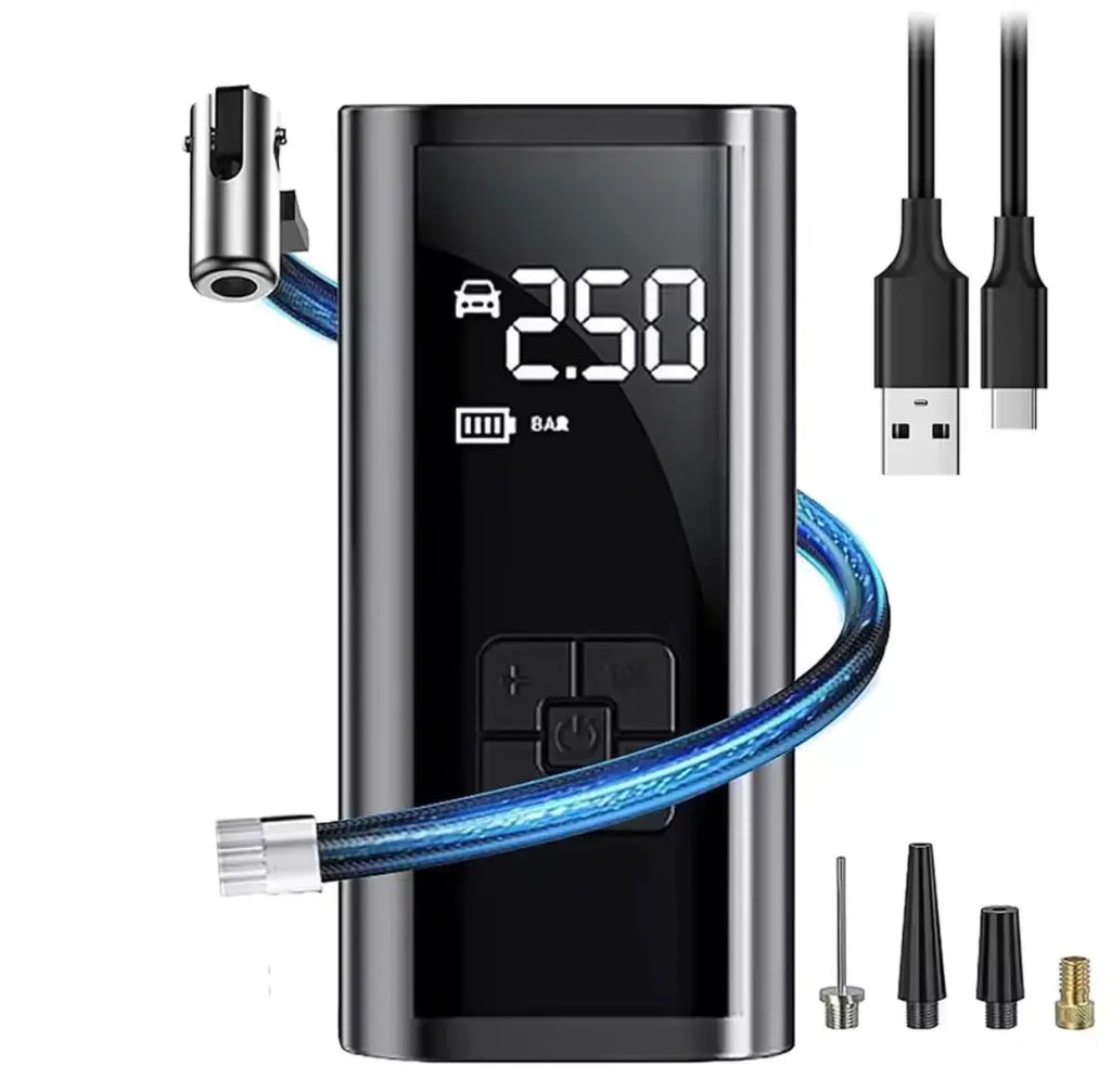 Compresor de Aire Inalámbrico con Pantalla LED Digital