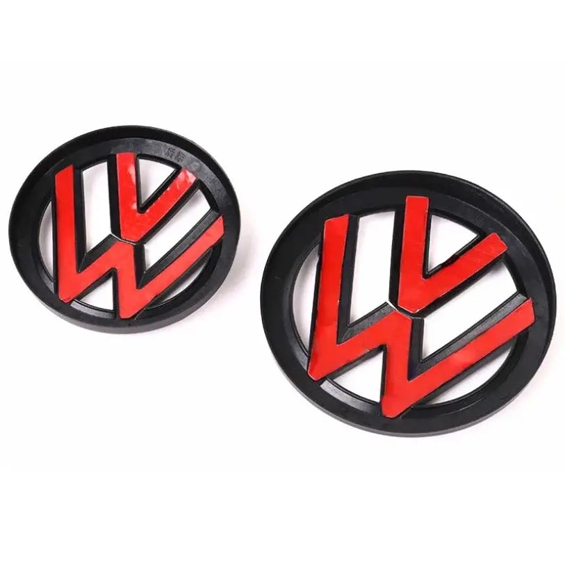 Emblema VW Golf 6 MK6 Delantero/Trasero Negro
