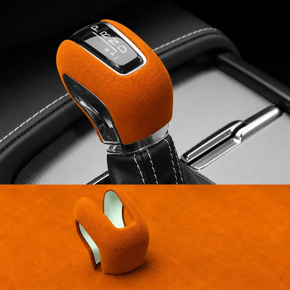 Volvo Funda de pomo de palanca de cambios Alcántara XC60 XC90 S90 V60 V90