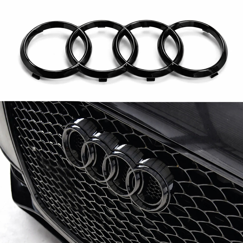 Audi Ringar Grill Blanksvarta (A3 A4 A5 A6 A7 )