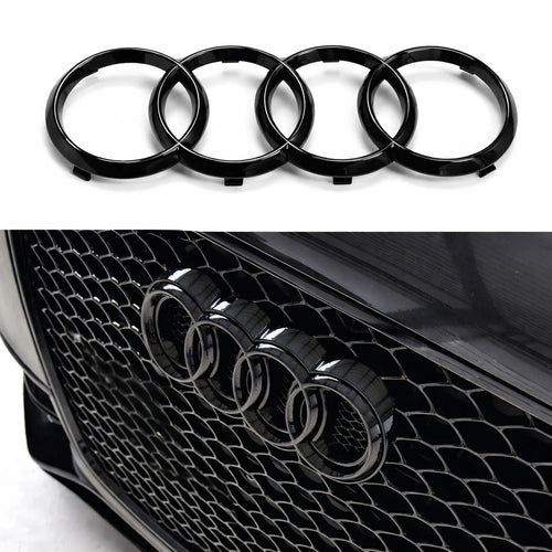 Audi Ringar Grill Blanksvarta (A3 A4 A5 A6 A7 )