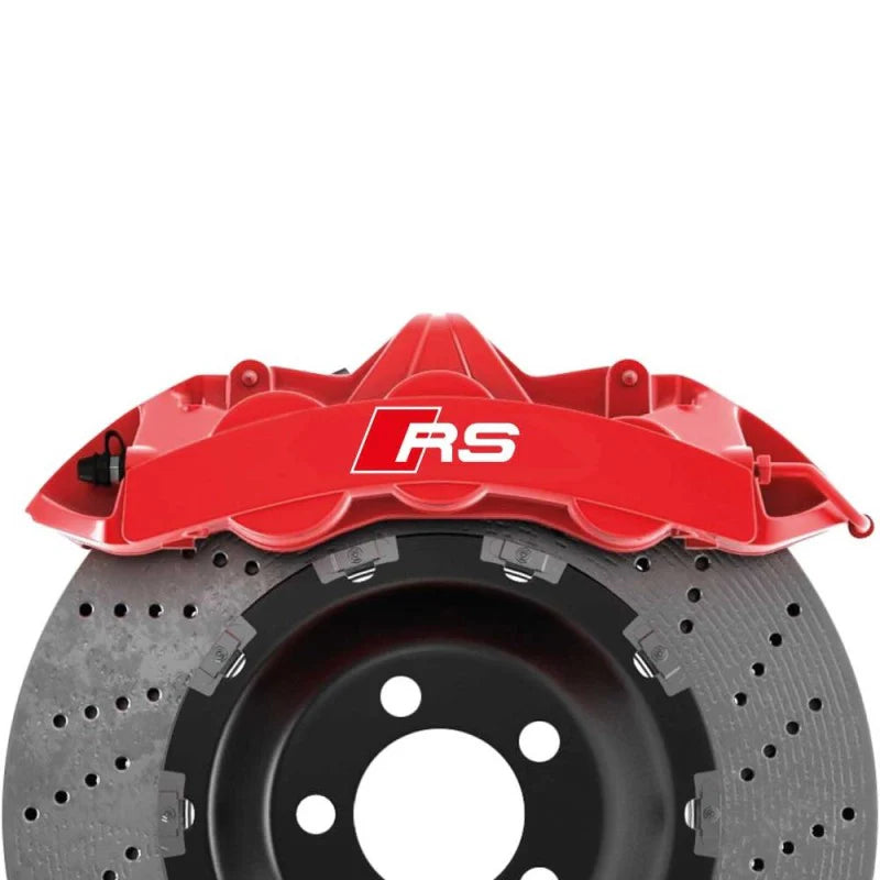 Audi RS Dekaler Bromsok svarta 6-Pack