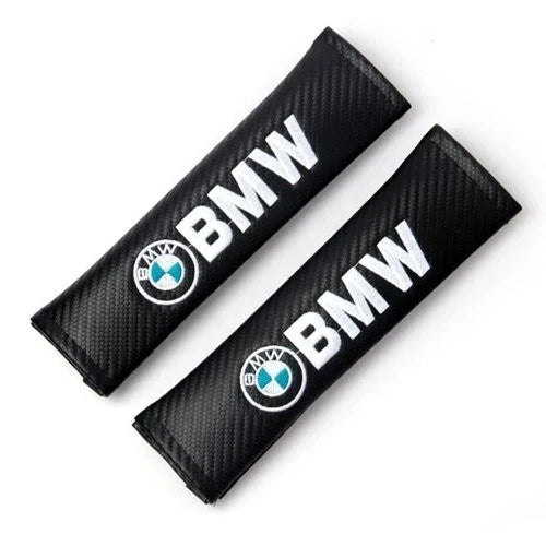 Bälteskudde BMW Svart Kolfiber 2-Pack