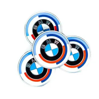 BMW Centrumkåpor 50-årsjubileum 60mm 4-Pack