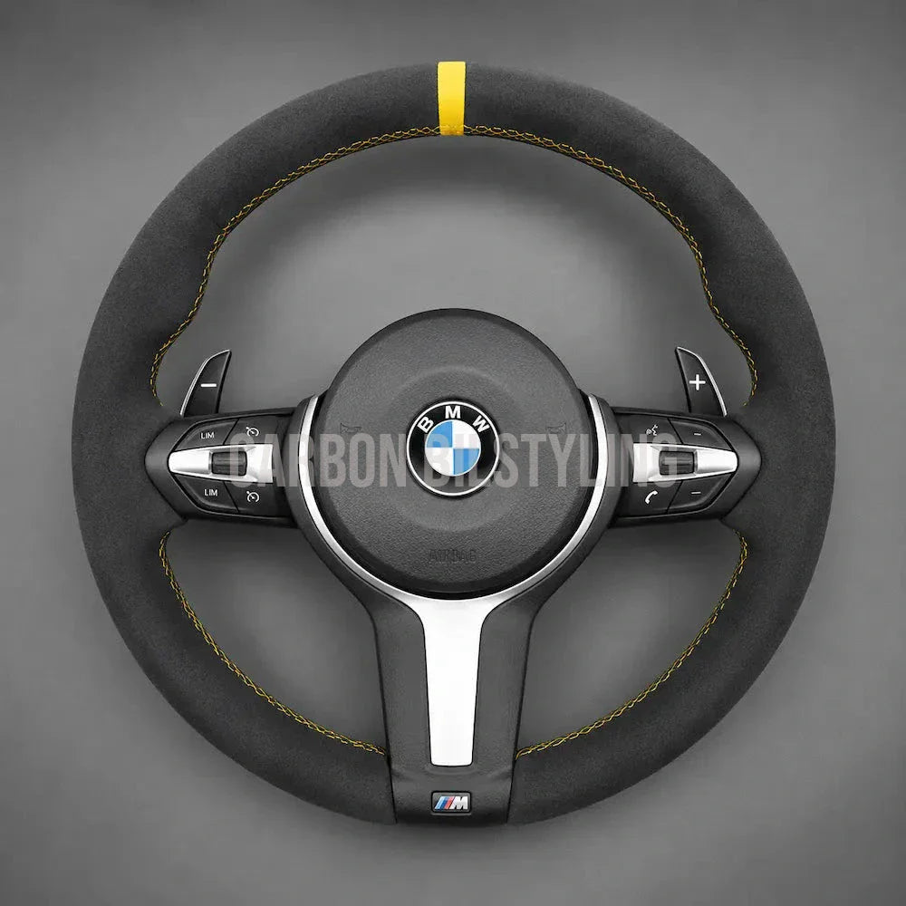 BMW Rattklädsel Mocka Alcantara F-serie Gul