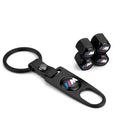 BMW M Ventilhattar Med Nyckelring 4-Pack Svart