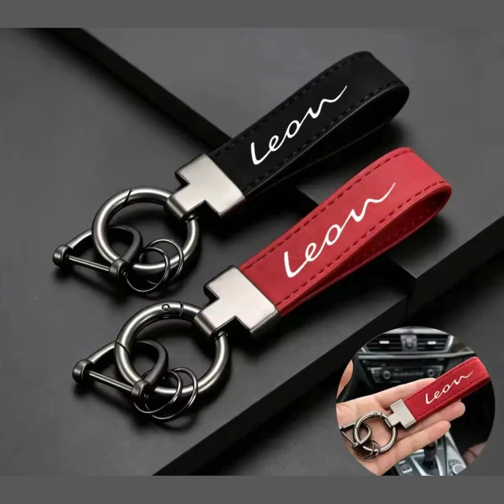 Llavero Premium SEAT León de Cuero Varios Colores