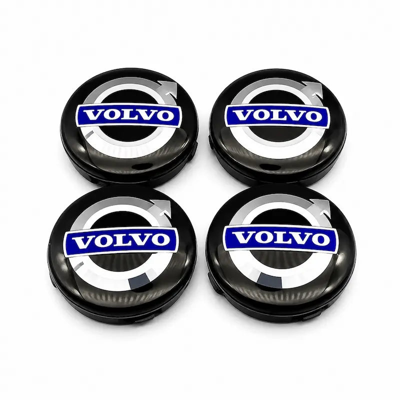 Volvo Centrumkåpor Blå 4-Pack 
