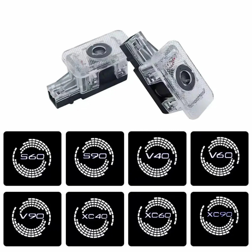 Volvo Dörrlampor Projektor LED 2-Pack S60 S90 V40 V60 V90