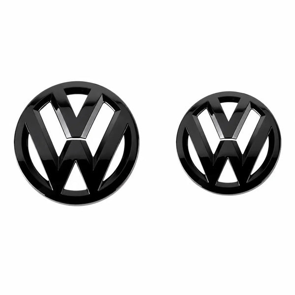 VW Emblem Golf 7 MK7 Svarta Fram/Bak